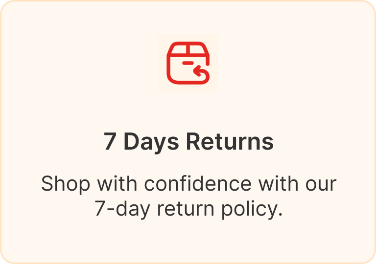 7 Days Returns