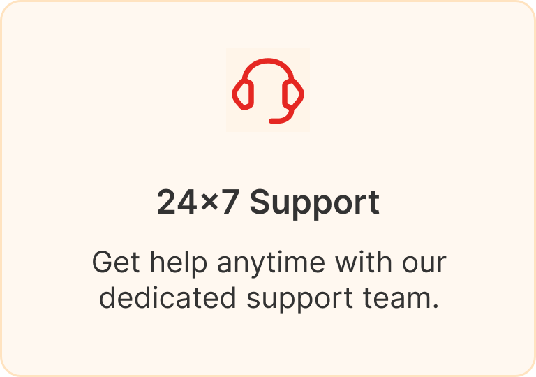 24x7 Support